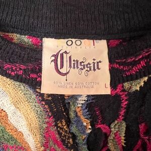 COOGI Men's Multicolor Knit Sweater